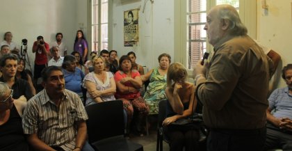 Homenaje a Paco Minola de sus compañeros